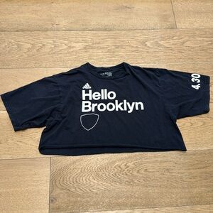 Brooklyn Nets cropped tee